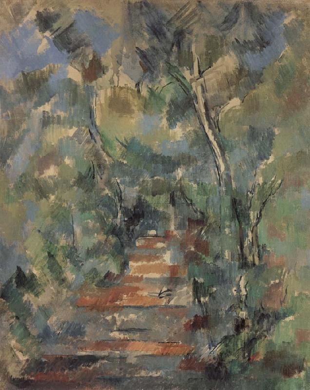 Paul Cezanne Forest scene France oil painting art